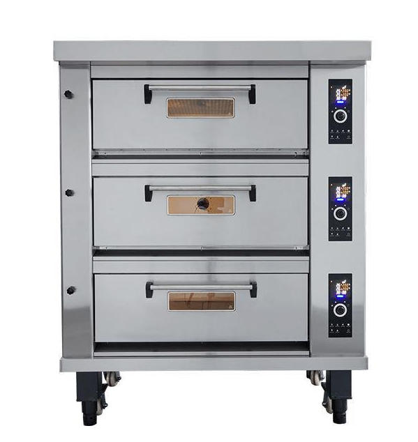 New 380V Catering Commercial Electric Pizza and Bread Baking Oven Equipment 3-Deck 6-Tray Restaurant and Bakery Industrial Oven